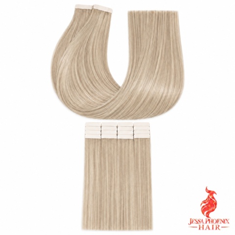 Przedłużenia Tape In Luxe 160-180g 60szt Taśm #60 Blond