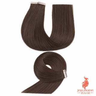 Przedłużenia Tape In Luxe 160-180g 60szt Taśm #9 Brąz