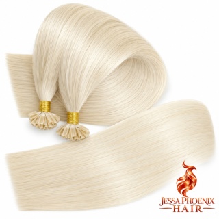 Włosy dziewicze kolekcja Diamond 50szt #100 Blond