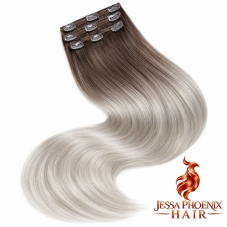 Zestaw Clip-On White Platinum #7 #Silver
